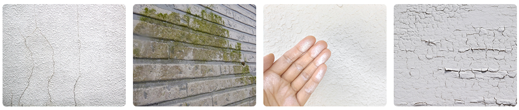 塗装の劣化・ヒビ・チョーキング 塗装の劣化・ヒビ・チョーキング